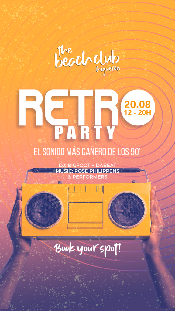 The Beach Club Higuerón - Retro Party